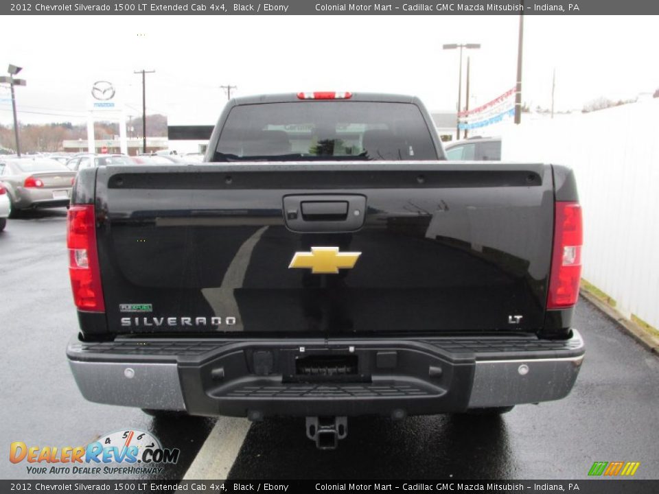 2012 Chevrolet Silverado 1500 LT Extended Cab 4x4 Black / Ebony Photo #5
