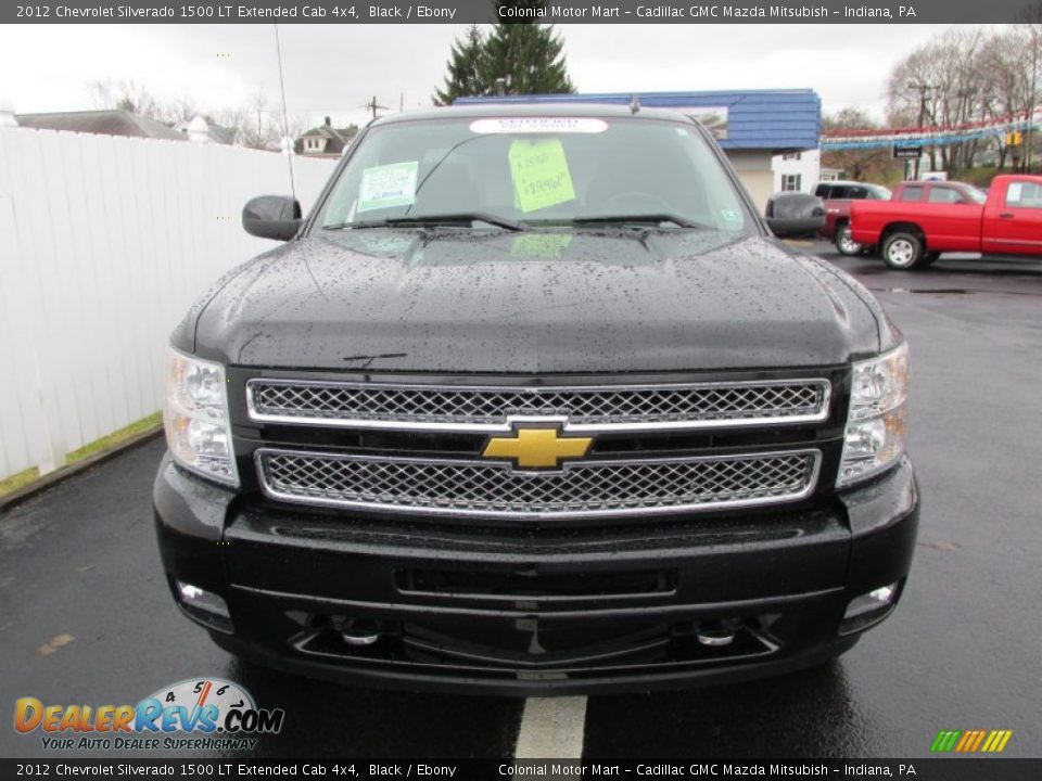 2012 Chevrolet Silverado 1500 LT Extended Cab 4x4 Black / Ebony Photo #10