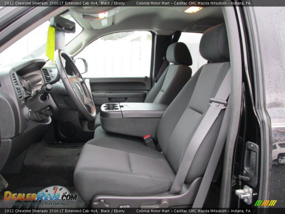 2012 Chevrolet Silverado 1500 LT Extended Cab 4x4 Black / Ebony Photo #13