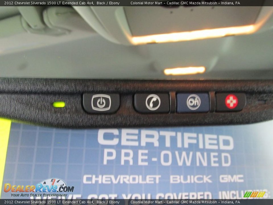 2012 Chevrolet Silverado 1500 LT Extended Cab 4x4 Black / Ebony Photo #18