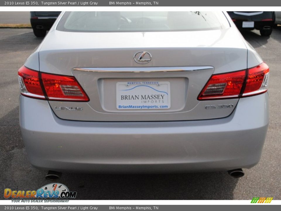 2010 Lexus ES 350 Tungsten Silver Pearl / Light Gray Photo #4