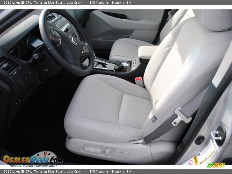2010 Lexus ES 350 Tungsten Silver Pearl / Light Gray Photo #10