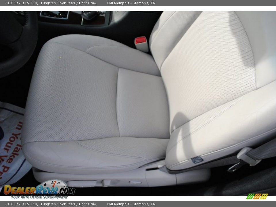 2010 Lexus ES 350 Tungsten Silver Pearl / Light Gray Photo #11