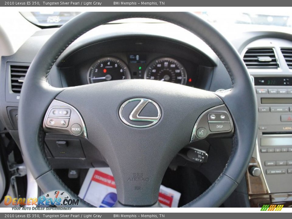 2010 Lexus ES 350 Tungsten Silver Pearl / Light Gray Photo #12
