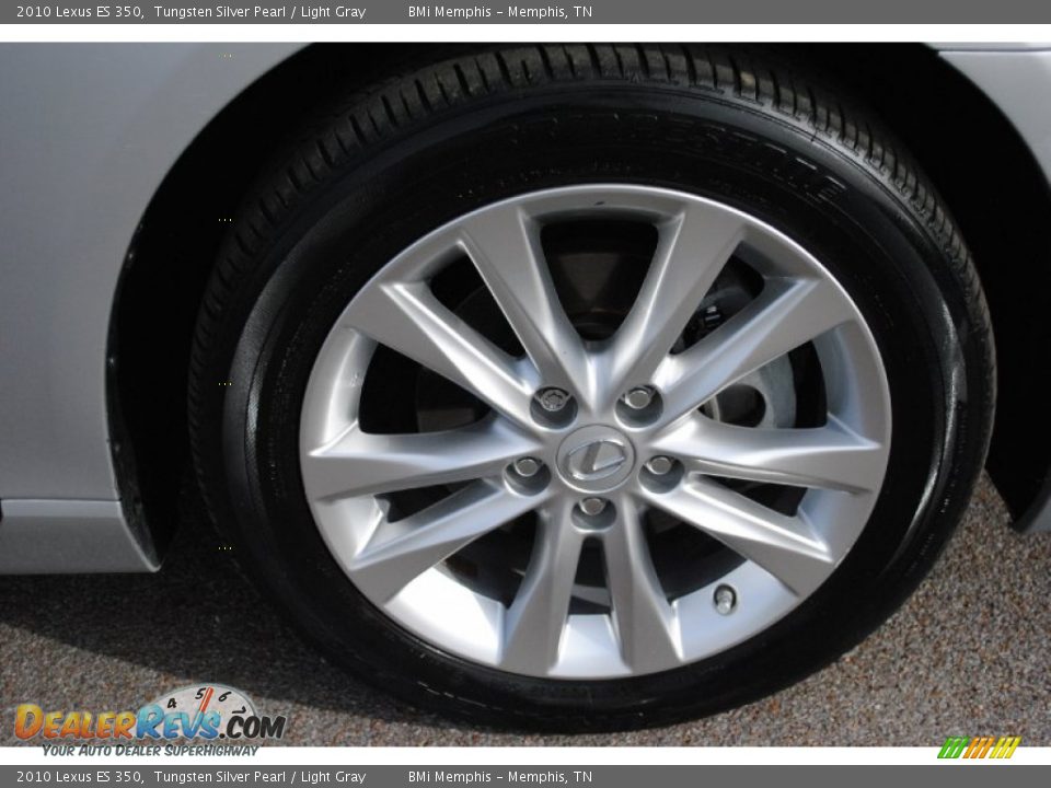 2010 Lexus ES 350 Tungsten Silver Pearl / Light Gray Photo #22
