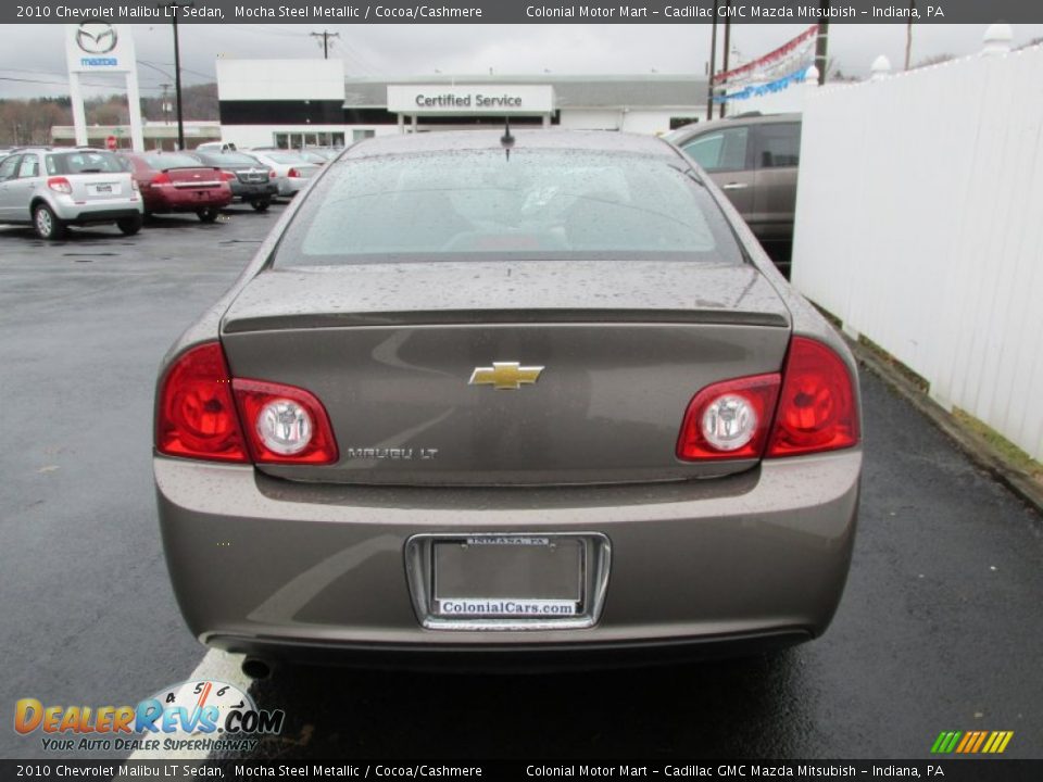 2010 Chevrolet Malibu LT Sedan Mocha Steel Metallic / Cocoa/Cashmere Photo #5