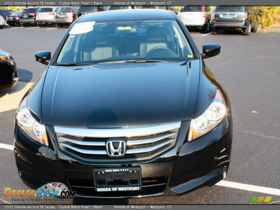 2012 Honda Accord SE Sedan Crystal Black Pearl / Black Photo #2