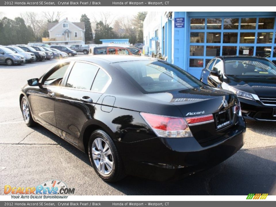 2012 Honda Accord SE Sedan Crystal Black Pearl / Black Photo #10