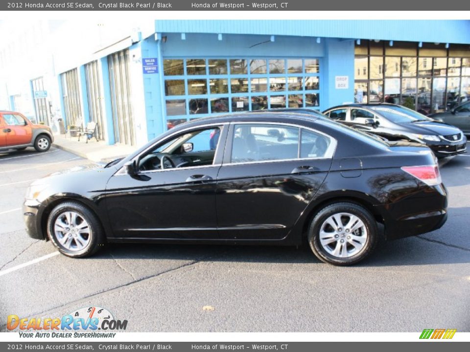 2012 Honda Accord SE Sedan Crystal Black Pearl / Black Photo #11