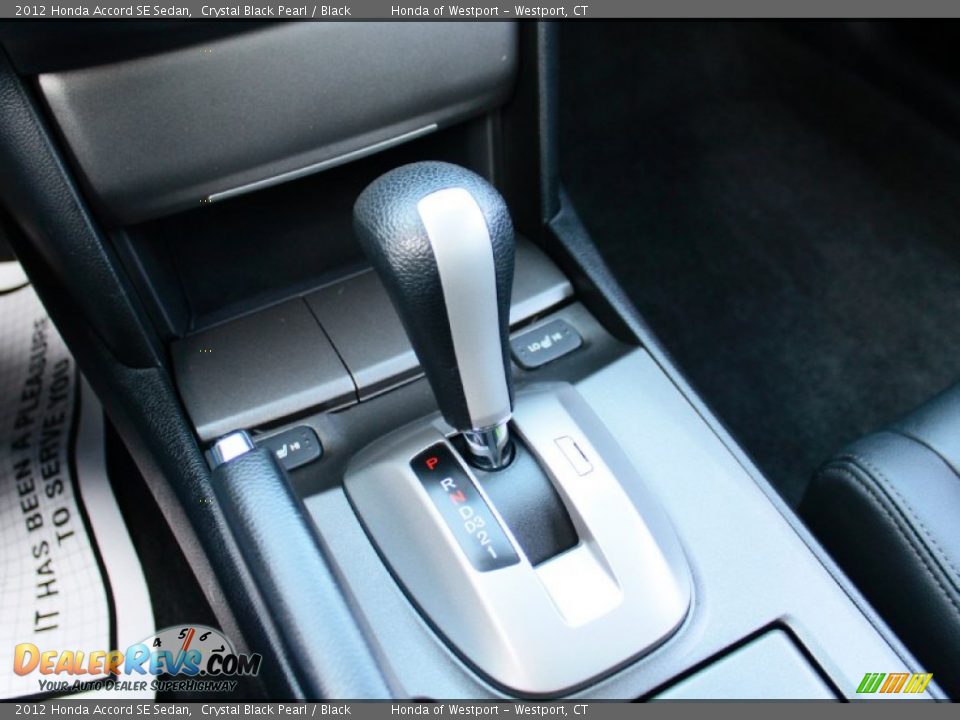2012 Honda Accord SE Sedan Crystal Black Pearl / Black Photo #12