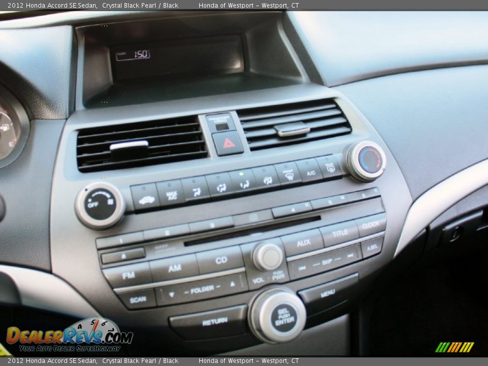 2012 Honda Accord SE Sedan Crystal Black Pearl / Black Photo #14