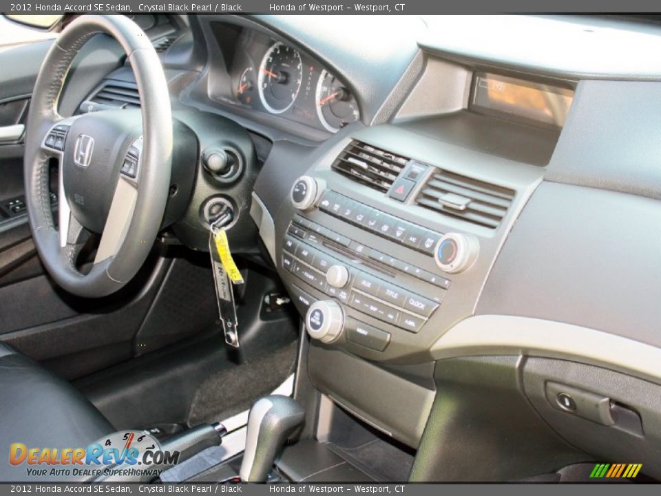 2012 Honda Accord SE Sedan Crystal Black Pearl / Black Photo #15