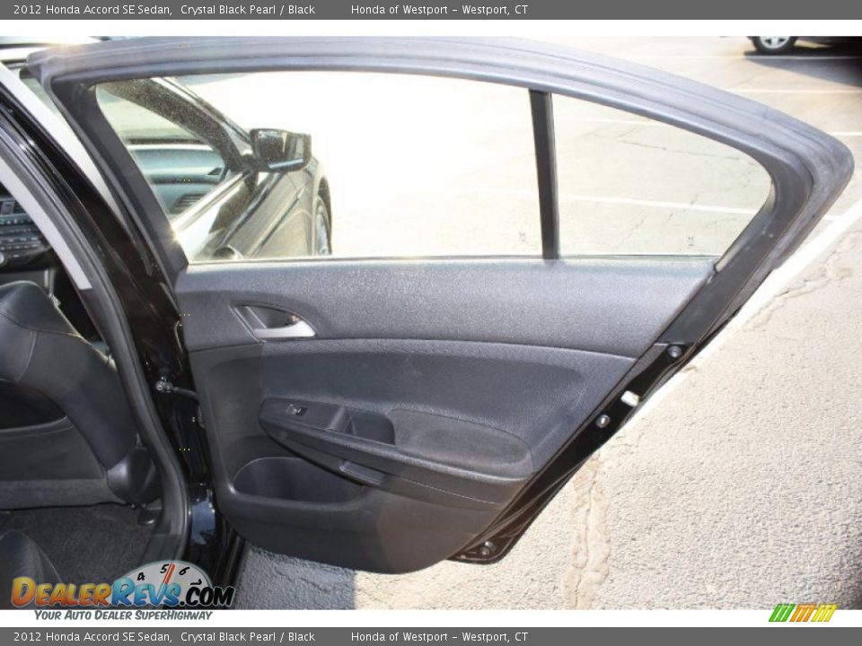 2012 Honda Accord SE Sedan Crystal Black Pearl / Black Photo #19