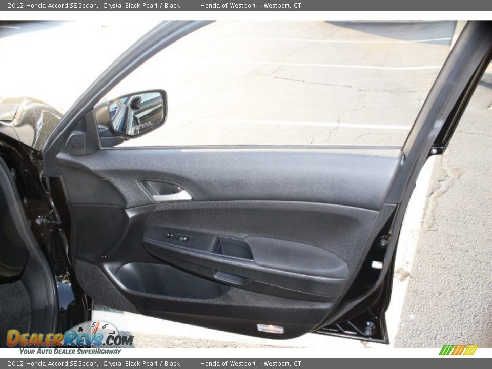 2012 Honda Accord SE Sedan Crystal Black Pearl / Black Photo #20