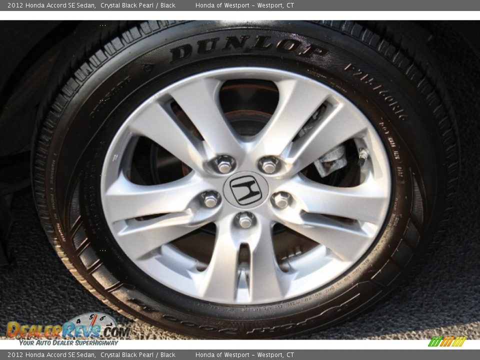 2012 Honda Accord SE Sedan Crystal Black Pearl / Black Photo #21