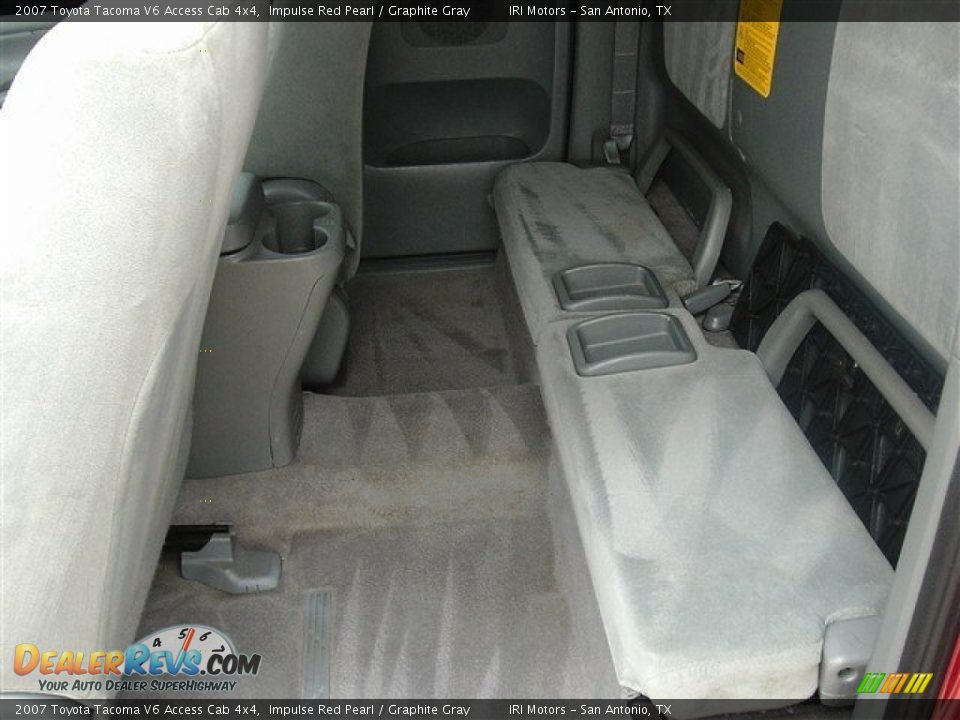 2007 Toyota Tacoma V6 Access Cab 4x4 Impulse Red Pearl / Graphite Gray Photo #8