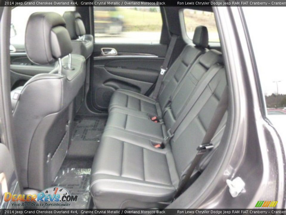 2014 Jeep Grand Cherokee Overland 4x4 Granite Crystal Metallic / Overland Morocco Black Photo #11