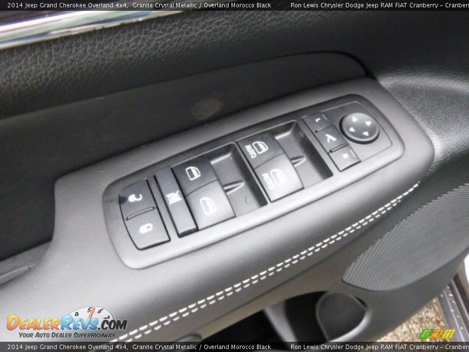 2014 Jeep Grand Cherokee Overland 4x4 Granite Crystal Metallic / Overland Morocco Black Photo #13
