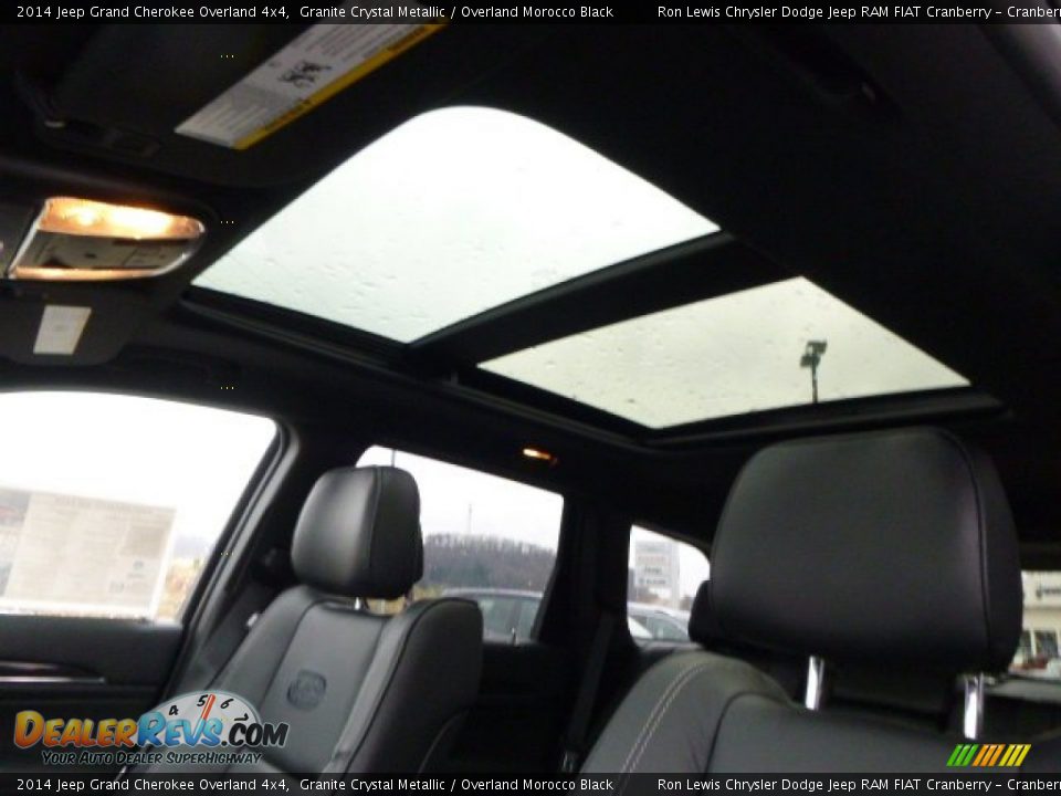 2014 Jeep Grand Cherokee Overland 4x4 Granite Crystal Metallic / Overland Morocco Black Photo #14