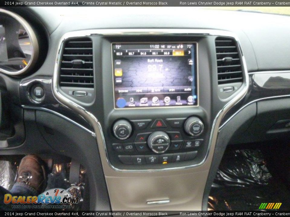 2014 Jeep Grand Cherokee Overland 4x4 Granite Crystal Metallic / Overland Morocco Black Photo #15