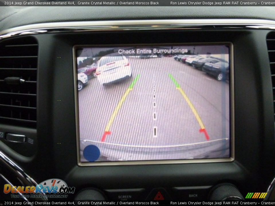 2014 Jeep Grand Cherokee Overland 4x4 Granite Crystal Metallic / Overland Morocco Black Photo #16