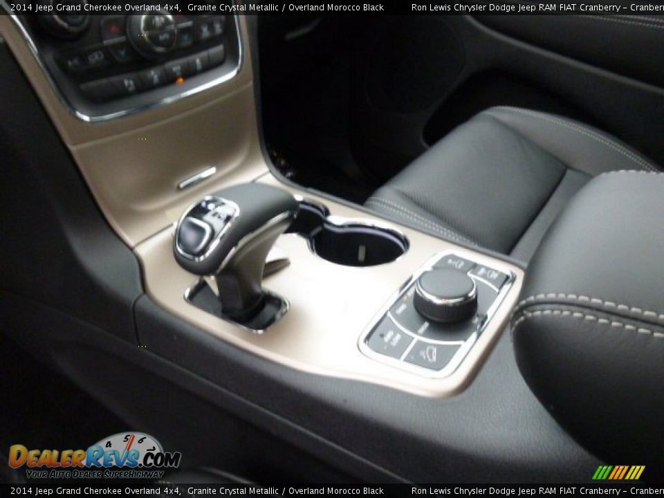 2014 Jeep Grand Cherokee Overland 4x4 Granite Crystal Metallic / Overland Morocco Black Photo #17
