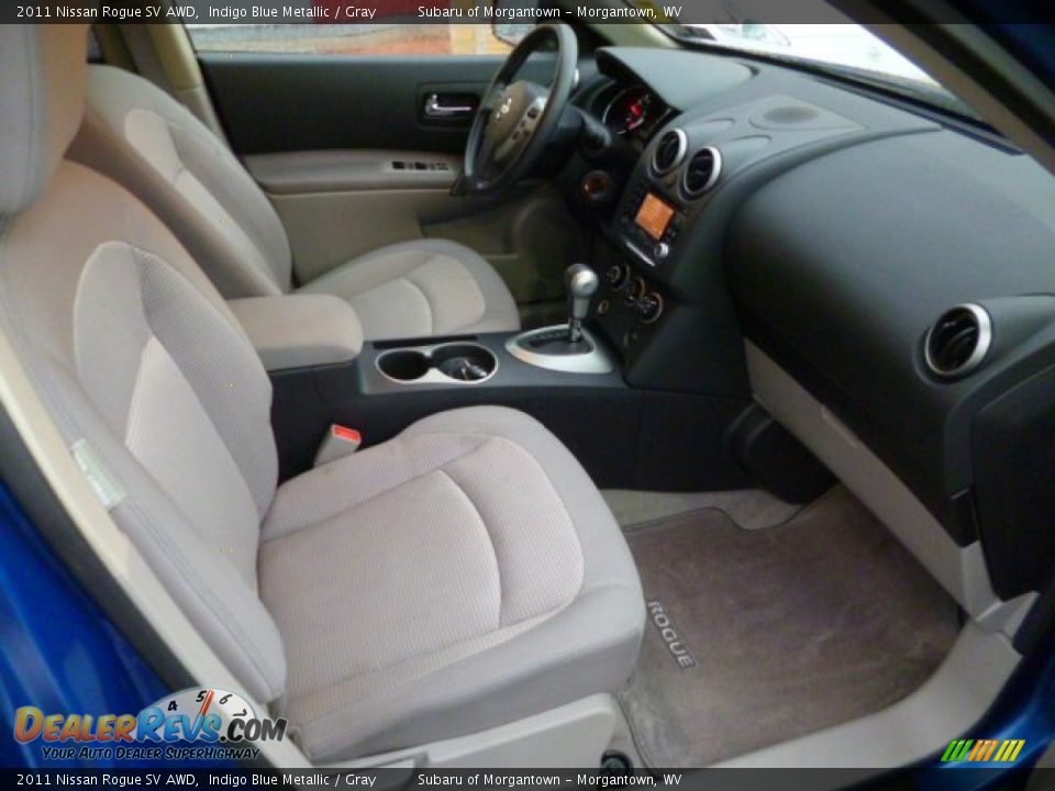 2011 Nissan Rogue SV AWD Indigo Blue Metallic / Gray Photo #4