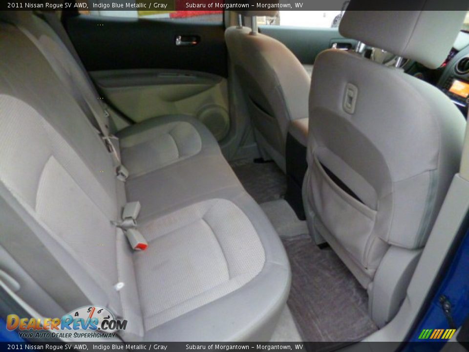 2011 Nissan Rogue SV AWD Indigo Blue Metallic / Gray Photo #5