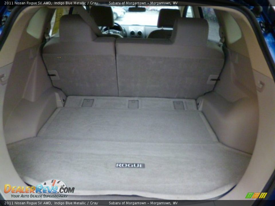 2011 Nissan Rogue SV AWD Indigo Blue Metallic / Gray Photo #6