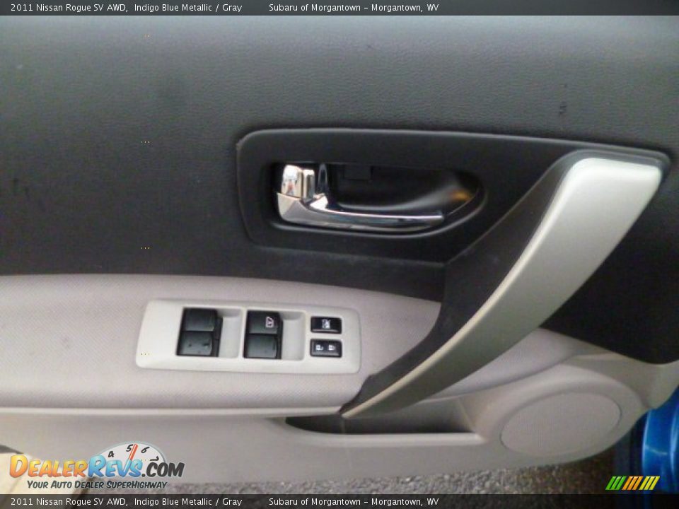 2011 Nissan Rogue SV AWD Indigo Blue Metallic / Gray Photo #16