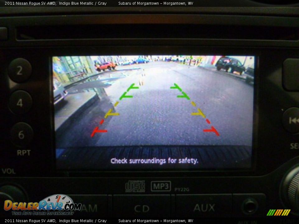 2011 Nissan Rogue SV AWD Indigo Blue Metallic / Gray Photo #18