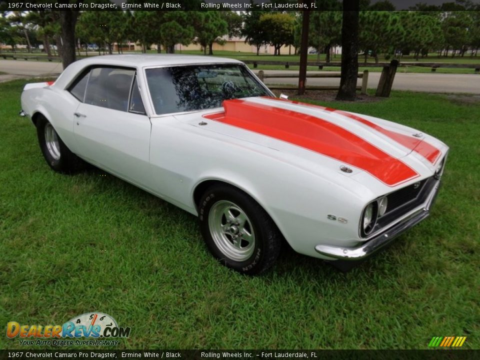 1967 Chevrolet Camaro Pro Dragster Ermine White / Black Photo #1