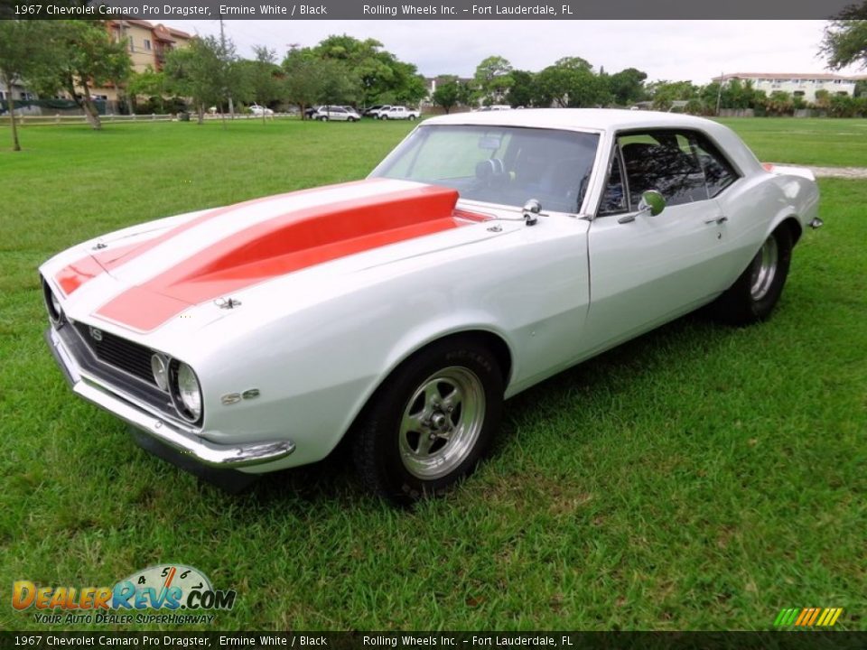 1967 Chevrolet Camaro Pro Dragster Ermine White / Black Photo #5