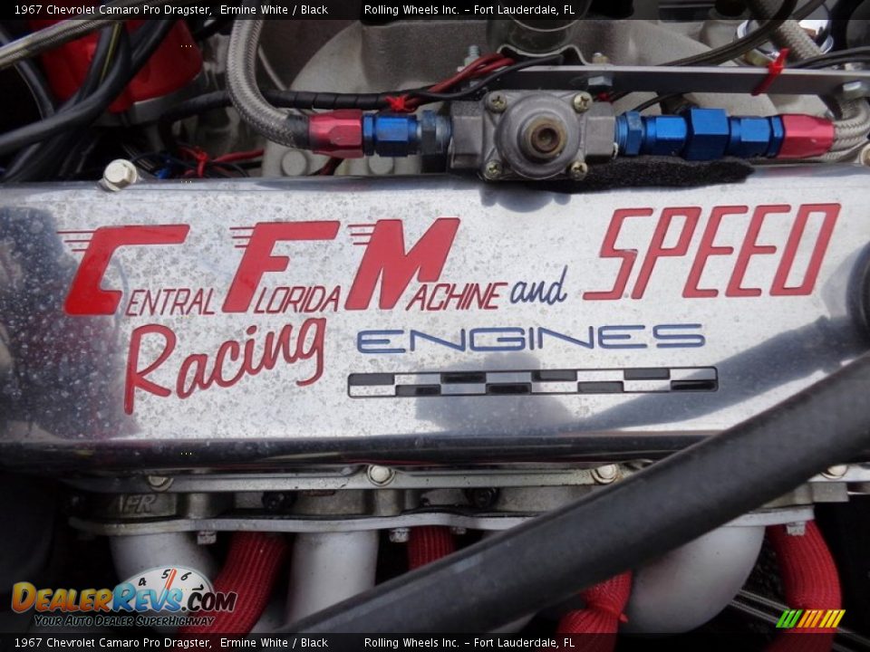 1967 Chevrolet Camaro Pro Dragster Ermine White / Black Photo #6