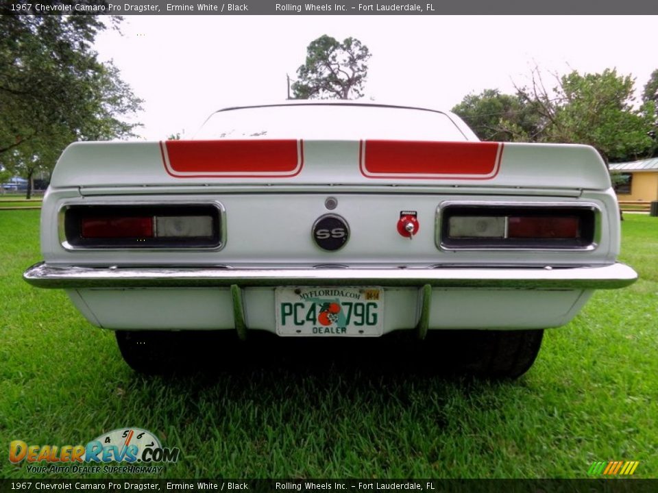 1967 Chevrolet Camaro Pro Dragster Ermine White / Black Photo #7