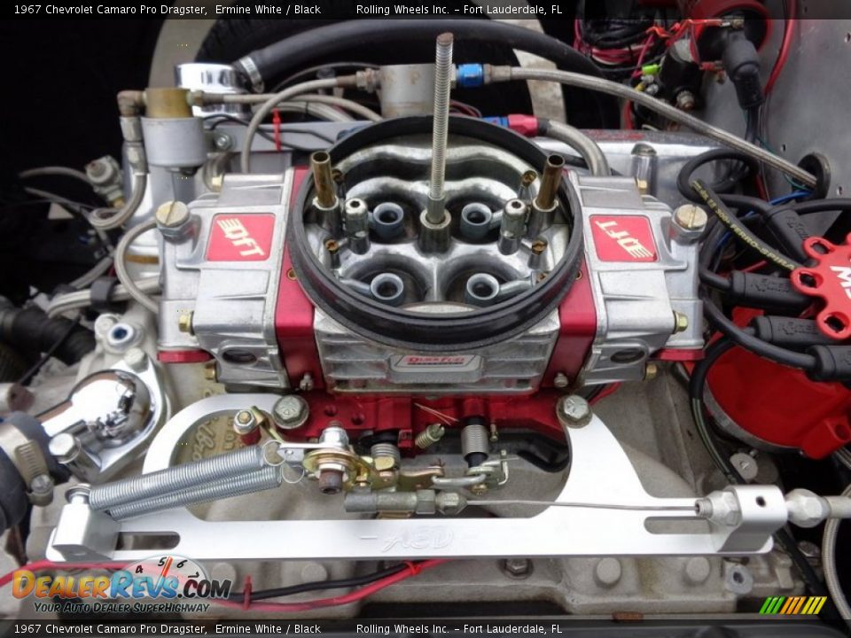 1967 Chevrolet Camaro Pro Dragster Ermine White / Black Photo #8