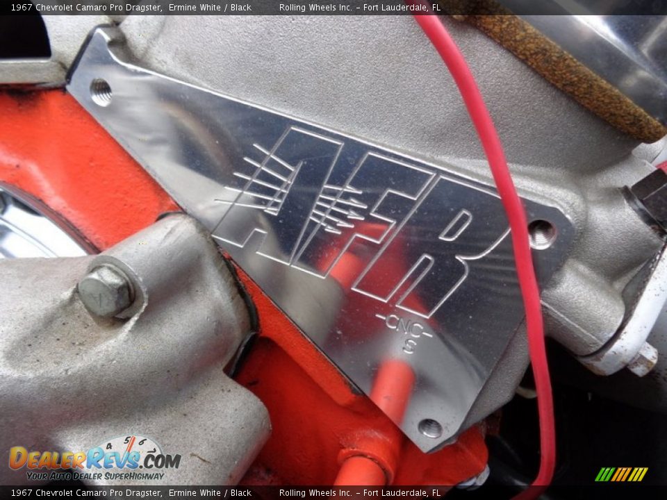 1967 Chevrolet Camaro Pro Dragster Ermine White / Black Photo #10