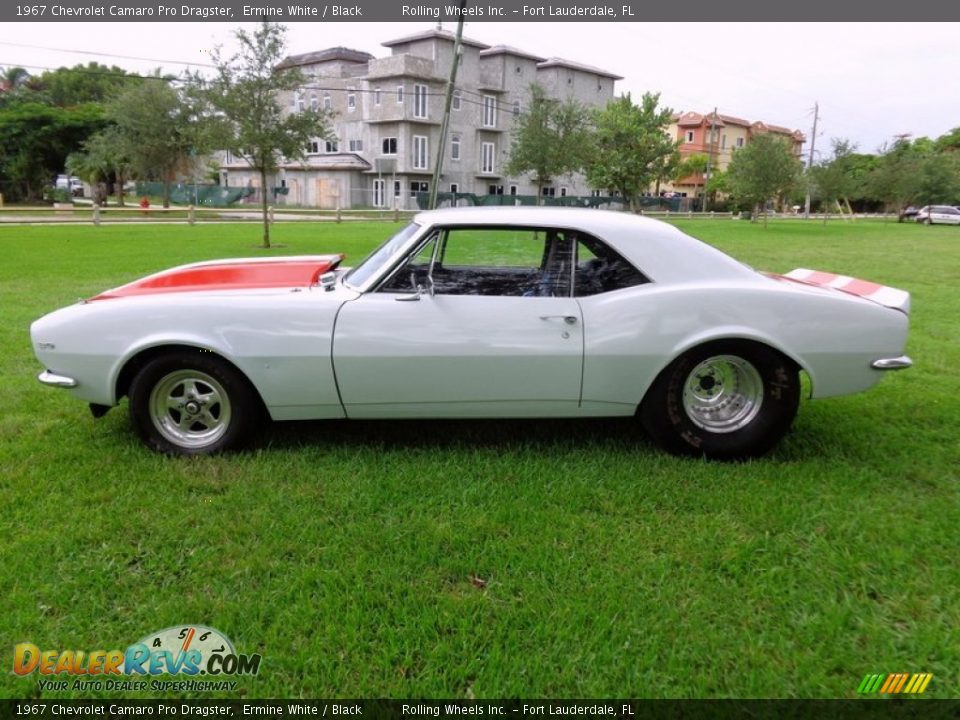 1967 Chevrolet Camaro Pro Dragster Ermine White / Black Photo #11