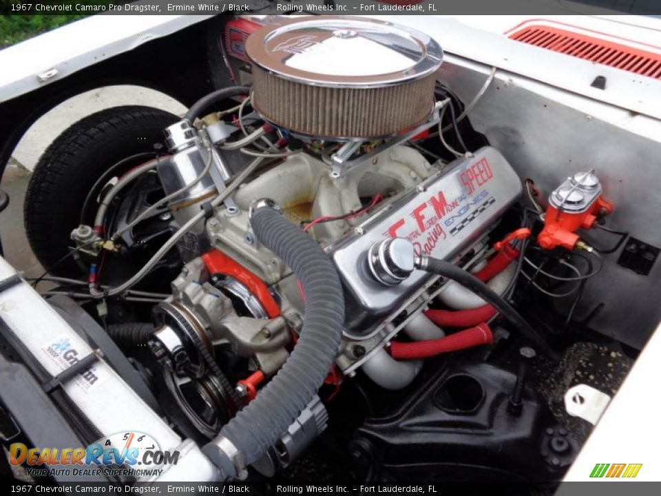 1967 Chevrolet Camaro Pro Dragster Ermine White / Black Photo #12