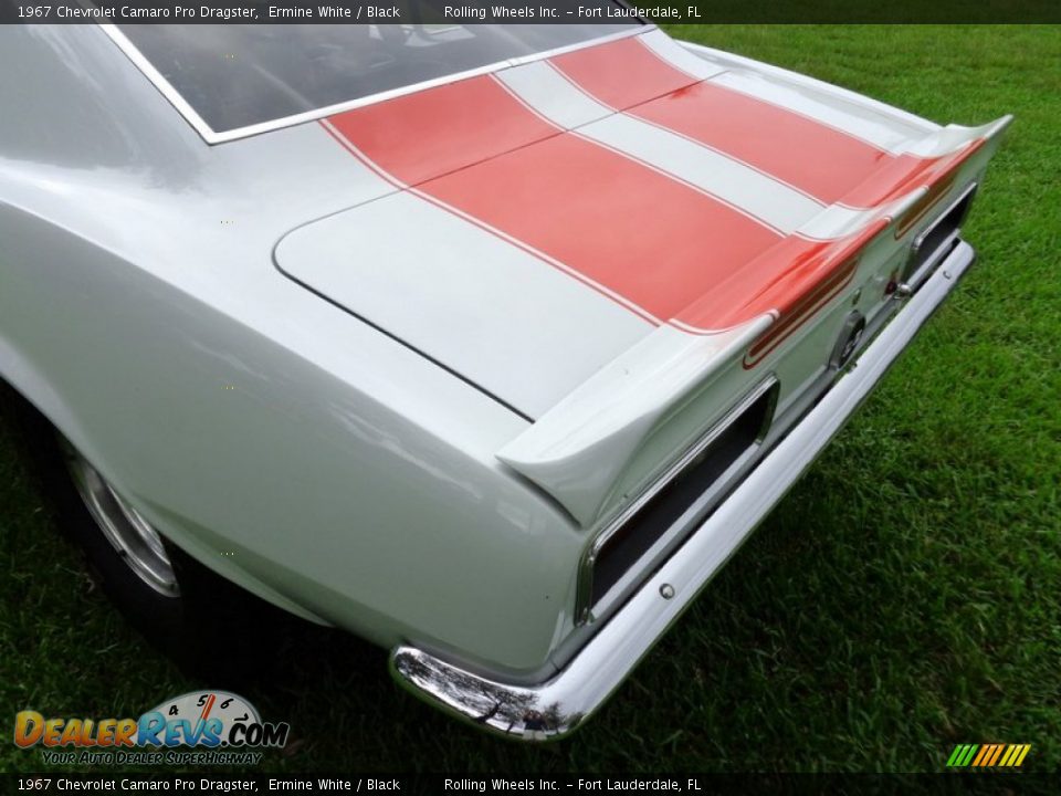 1967 Chevrolet Camaro Pro Dragster Ermine White / Black Photo #14