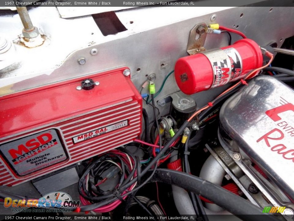 1967 Chevrolet Camaro Pro Dragster Ermine White / Black Photo #15