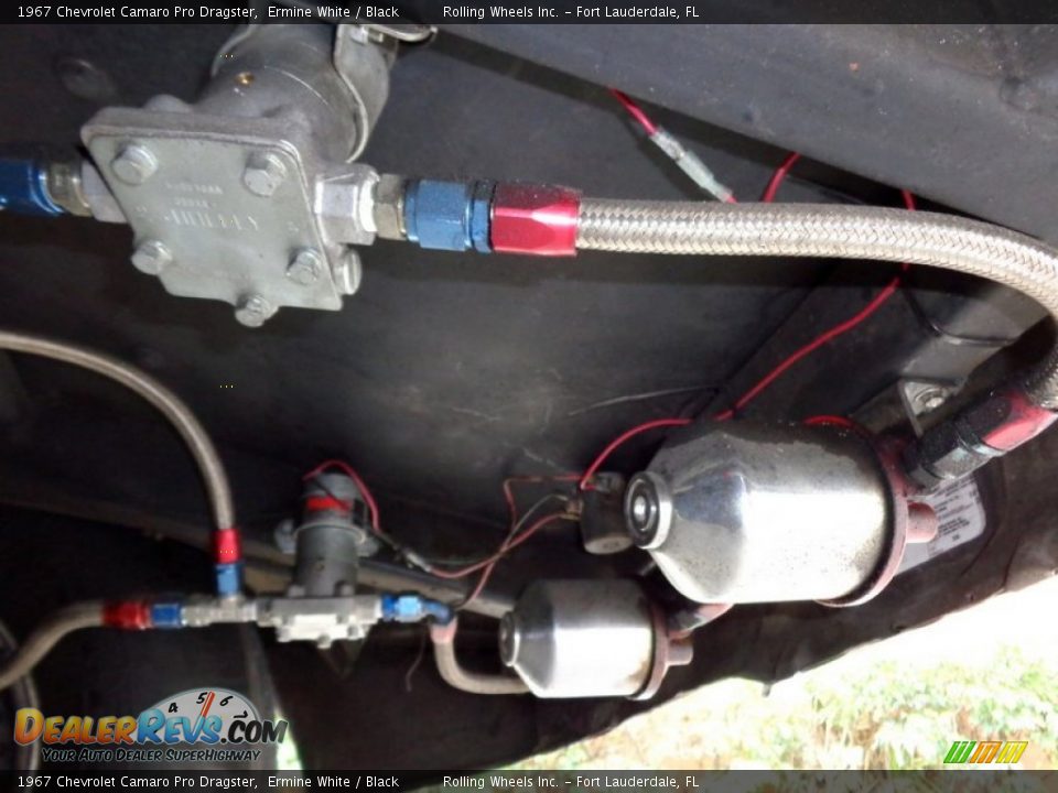 1967 Chevrolet Camaro Pro Dragster Ermine White / Black Photo #17