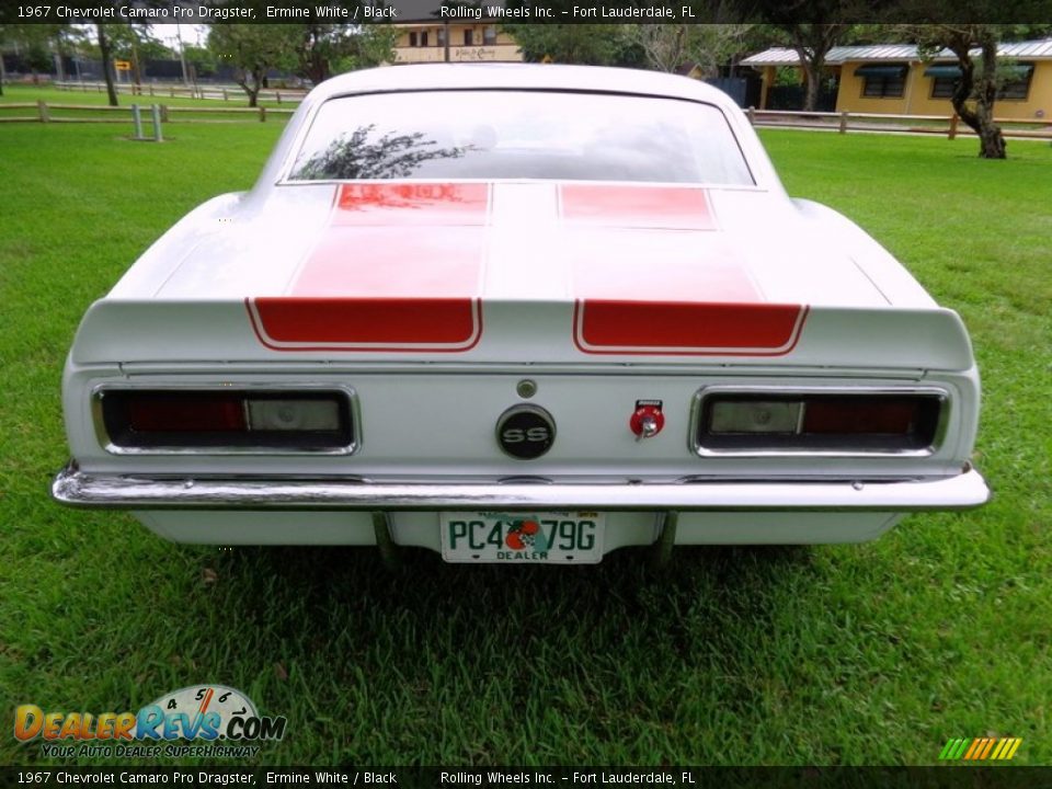 1967 Chevrolet Camaro Pro Dragster Ermine White / Black Photo #21