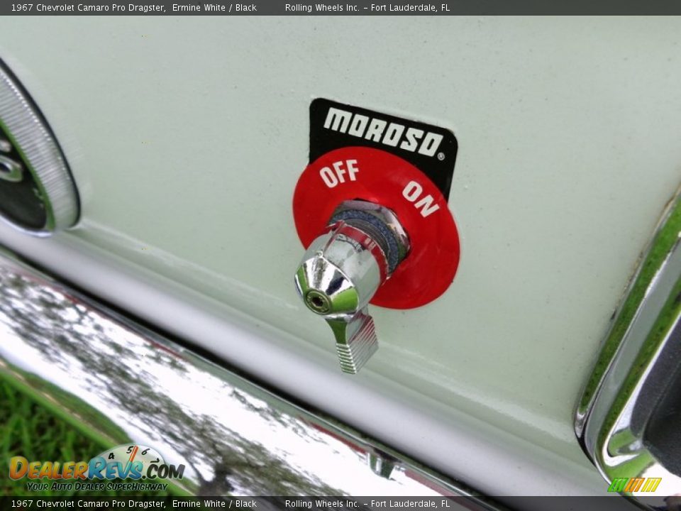 1967 Chevrolet Camaro Pro Dragster Ermine White / Black Photo #23