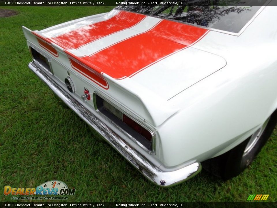 1967 Chevrolet Camaro Pro Dragster Ermine White / Black Photo #24