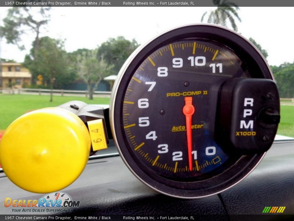 1967 Chevrolet Camaro Pro Dragster Ermine White / Black Photo #26