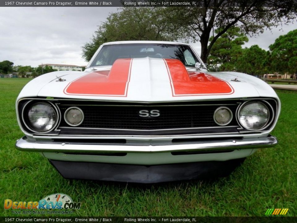 1967 Chevrolet Camaro Pro Dragster Ermine White / Black Photo #27