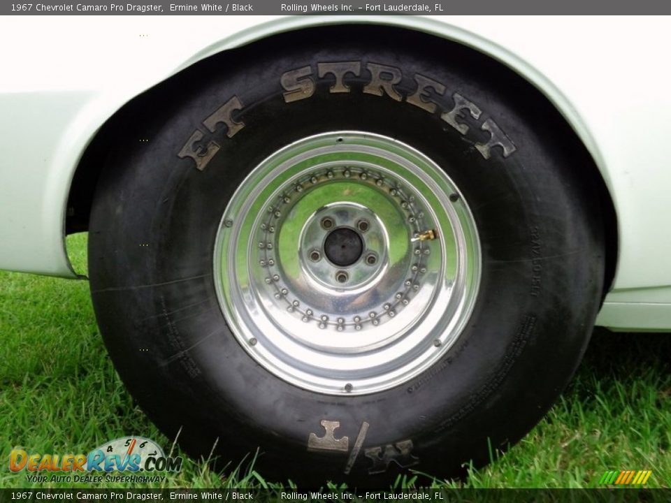 1967 Chevrolet Camaro Pro Dragster Ermine White / Black Photo #28