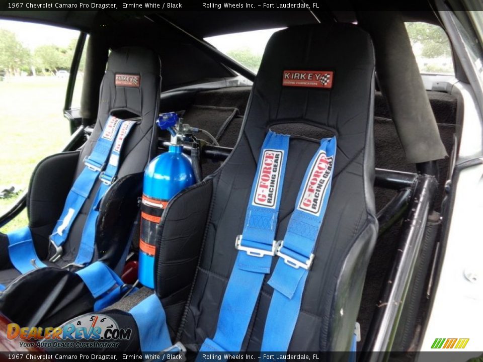1967 Chevrolet Camaro Pro Dragster Ermine White / Black Photo #30