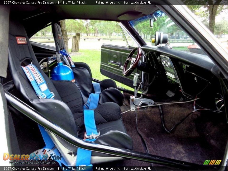 1967 Chevrolet Camaro Pro Dragster Ermine White / Black Photo #32
